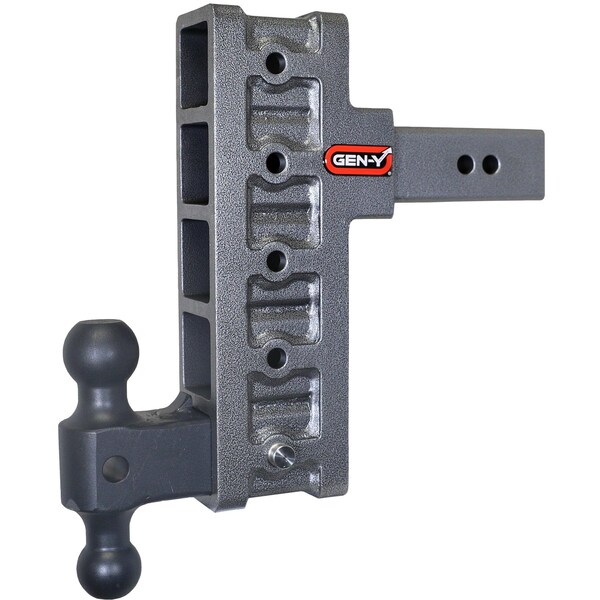 MEGA-DUTY 2.5 Shank 9 Offset Drop 3K TW 21K Hitch & GH-061 Dual-Ball